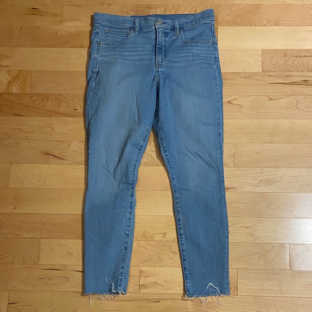 GAP True Skinny High Rise Light Blue Ankle Jeans